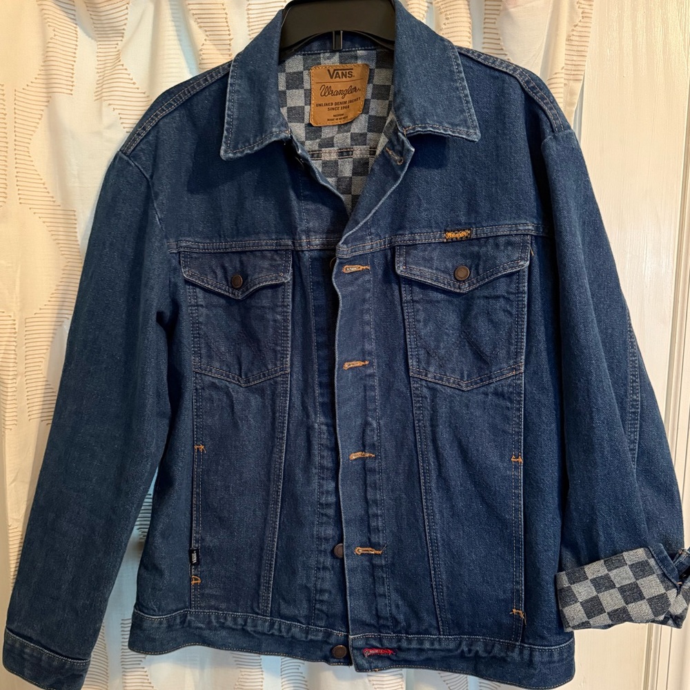 Vans x Wrangler Men's Classic Blue Denim Jacket limited edition